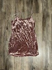 Forever 21 Crushed Cami Velvet Dress Medium