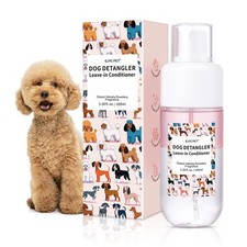 Dog Detangler Spray for Tangle-Free Grooming with Coconut Jojoba Oils 3.38