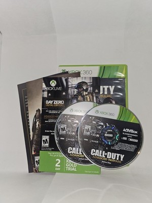 Call of Duty: Advanced Warfare Day Zero Edition Xbox 360 Complete Disc Case Man