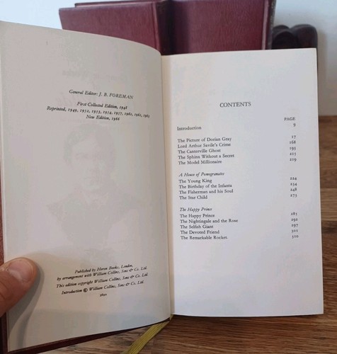 Oscar Wilde Complete Works - Three Volumes - Published 1966 Hardcover Books - Picture 7 of 11