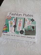 Fashion Plates Deluxe Design Set Teal Black Carrying Case Kahootz Complete