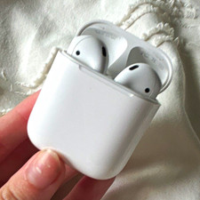 Apple AirPods Earbud In-Ear w/ Charging Case, White, Wireless Bluetooth