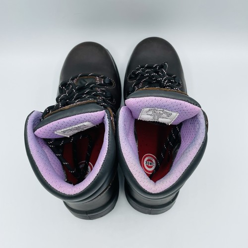 Avenger Shoes Donna Taglia 6 M Stivali da Lavoro in Pelle Marrone Cornice Antiscivolo Olio - Foto 14 di 14