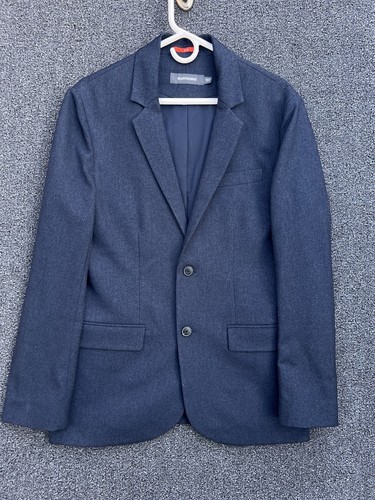 Bluffworks Gramercy Mens 40R Slim Fit Mens Blue Blazer Jacket 40R