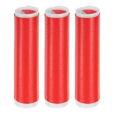 3 Pcs Silicone Pan Handle Sleeve, Heat Resistant Potholder Cover, Red (M)