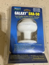 NIB Shakespeare SRA-50 Galaxy SiriusXM Satellite Antenna White w/ 25 Foot Cable