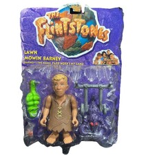 The Flintstones Vintage 1993 Mattel Lawn Mowin Barney 11656 NEW SEALED 90s Fig