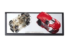CMC Ferrari 250 LM, Rolling Chassis + Car Body Separately 1/18. M-269