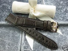 20mm Vacheron Constantin Brown ALLIGATOR STRAP Curve Edge Watch BAND VC
