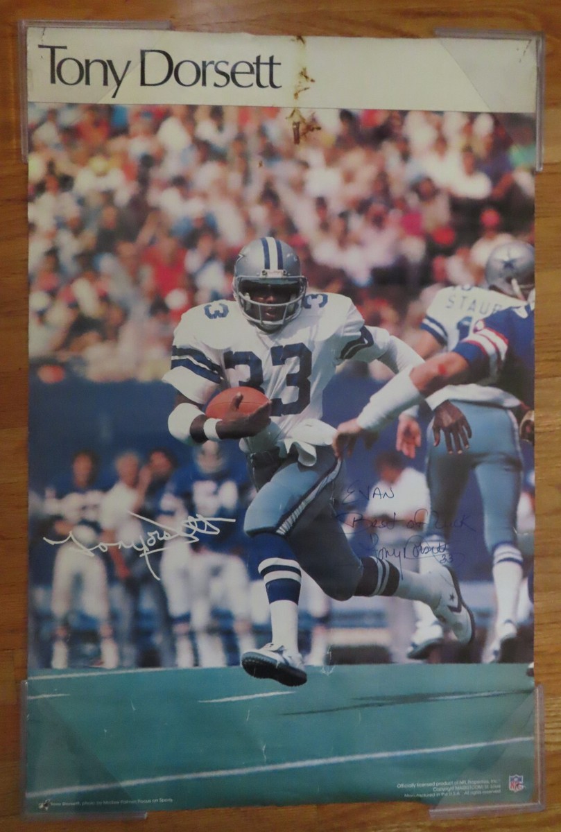 1980's Sports Illustrated TONY DORSETT No. 33 DALLAS COWBOYS