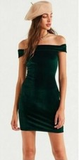 Urban Outfitters Green Urban Outfitters Velvet Dress Size S-P