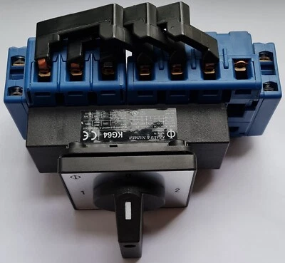 KRAUS & NAIMER Notstromumschalter KG64 3+4polig Last Not Strom Schalter Umschalter 63A