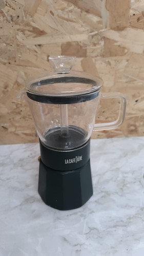 La Cafetière Verona Glass Espresso Maker, Black, 6 Cup, Gift Boxed - Picture 4 of 11