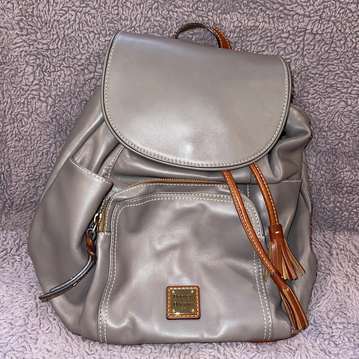 Dooney & Bourke Handbag, Pebble Grain Medium Murphy Backpack - Elephant Pebble Grain Medium Murphy Backpack – ILoveDooney main image 4
