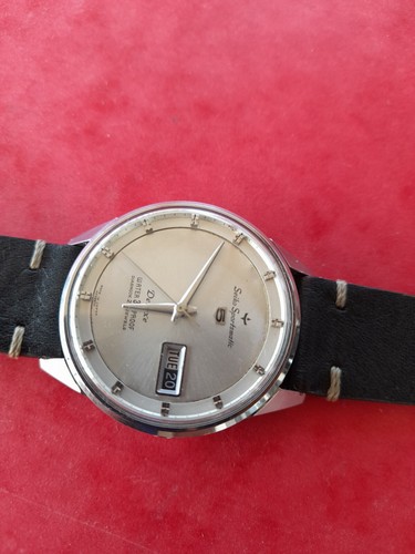 Vintage Seiko 5 Sportsmatic Deluxe 7606-7981 diashock 23 j Automatic Watch _2494 - Picture 4 of 12