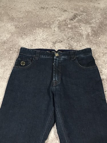 Stefano Ricci Luxury Denim Jeans Dark Wash Embroidered Pocket RareActual Size31 - Picture 8 of 21