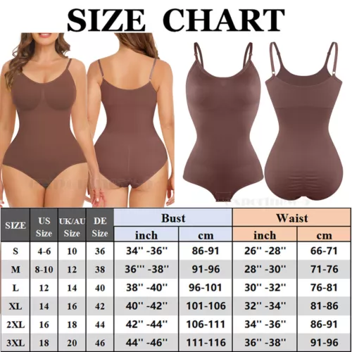 Bauchkontrolle Bodysuit Slip Sculpting Shaper Tank Top Bodys Snatched Waist - Bild 23 von 66
