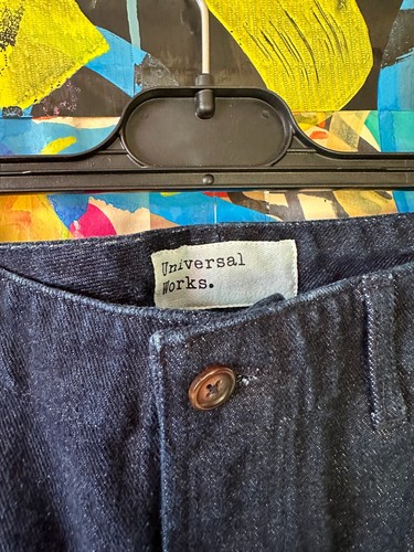 Universal Works - MW Cargo Shorts - 13 Denim - Indigo Blue - 34" - Picture 2 of 6
