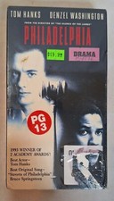 Philadelphia 1993 VHS Tom Hanks  Denzel Washington, Drama