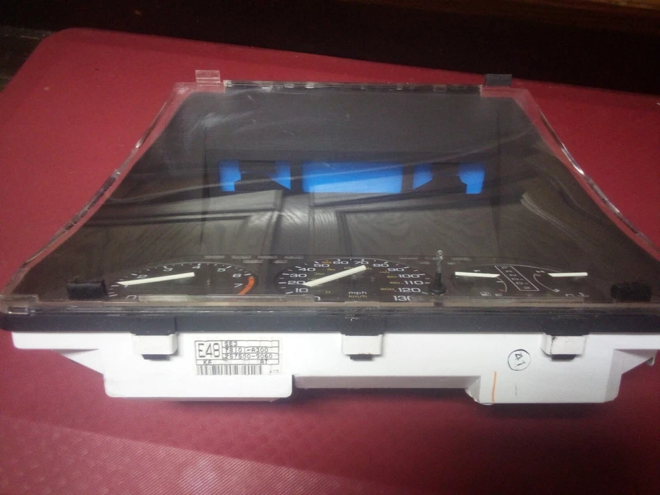 Honda Accord LXi 1989 velocímetro clúster 245 k millas transmisión automática Foto 2 de 4