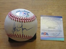 2005 HOFer Announcer PETER GAMMONS signed HALL OF FAME Baseball PSA AH57541 ESPN