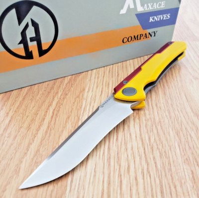 Maxace Kestrel Folding Knife 3.75'' MagnaCut Steel Blade G10/Aluminum Handle