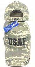 Air Force Letters USAF ACU DIGITAL CAMO VETERAN ACTIVE DUTY Embroidered Cap Hat