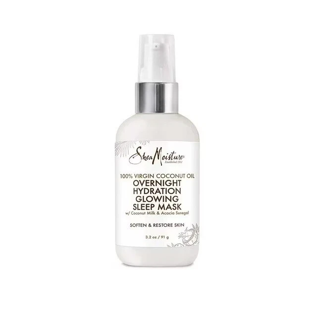 SheaMoisture Shimmering Body Lotion & Overnight Hydration Glowing Sleep Mask - Image 4 of 4