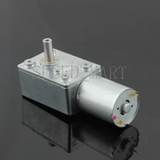 Reversible High torque Turbo worm Geared motor DC motor GW370 12V 6rpm
