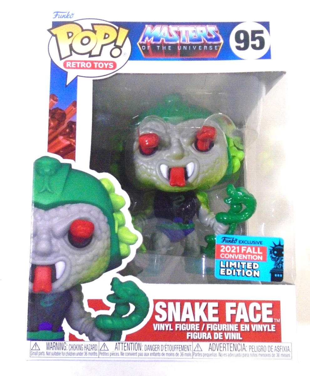 FUNKO POP RETRO TOYS MASTERS OF THE UNIVERSE SNAKE FACE 95 FIGURE LIMITED  ED | eBay