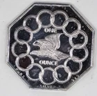 Vintage 1976 Silver Liberty .999 oz Octagonal 200 years of Liberty Lombardo Mint