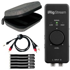 iRig DJ Live Stream USB Audio Interface for iOS/Android/MAC/PC w Case