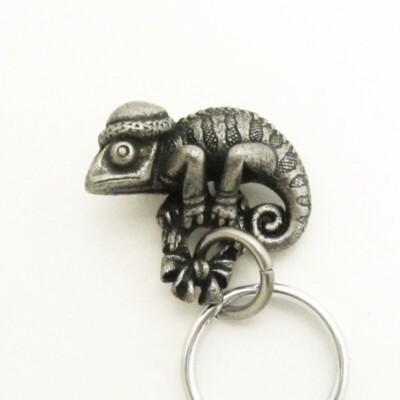 Holiday Chameleon Keychain - Christmas Chameleon