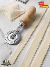 1 pc Wooden Handle Dough Cutter - Durable and Versatile Kitchen Baking Tool