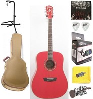 Washburn Apprentice Wd10r Dreadnought Acoustic Guitar W/gd Tweed Hard Case+more on sale Washburn Apprentice Wd10r Dreadnought Acoustic Guitar W/gd Tweed Hard Case+more on sale