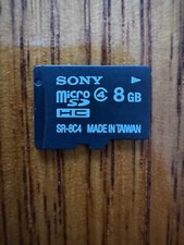 Genuine SONY Micro SD Card 8GB - HC SR-8C4 Class 4