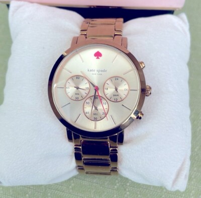 Kate Spade Gramercy Grand Chronograph Rose Gold Stainless  display picture 1