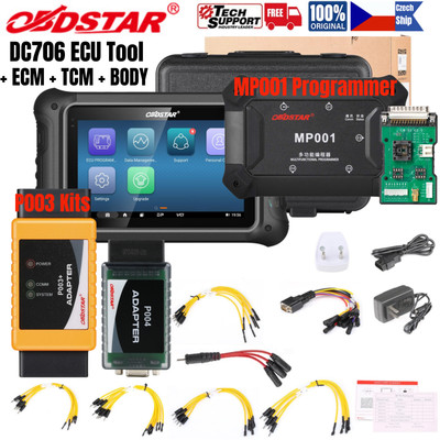 OBDSTAR DC706 E.CU Clone Tool Full Version &  MP001 Programmer Sets & P003 Kits