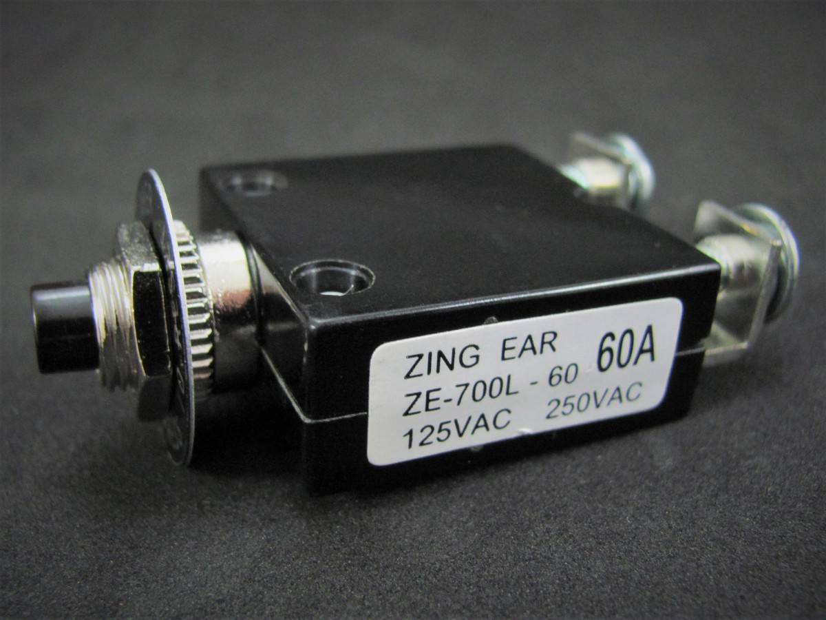 3x NUOVO 30 Amp Pulsante Interruttore Termico 12-50V DC 125 - Foto 4