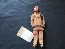 NATIVE AMERICAN CHEROKEE CLAY HEAD DOLL, SOUTH DAKOTA COLLECTOR  SD-0224*08218