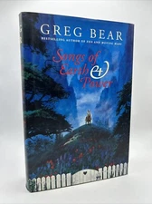 Greg Bear Songs Of Earth & Power 1994 1st Tor Print HC DJ Sci-fi Vintage