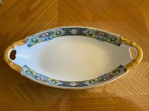 Vintage Crown Imperial China Czechoslovakia CIM17 Pattern Serving Dish
