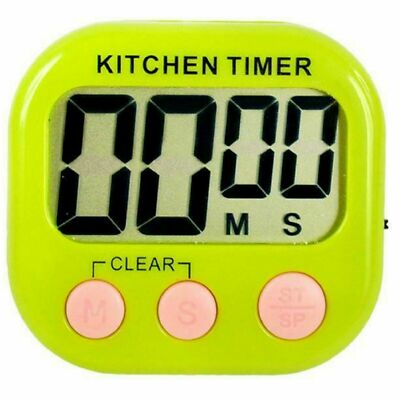 Großer magnetischer digitaler LCD-Küchentimer Countdown zum Kochen lauter Wecker