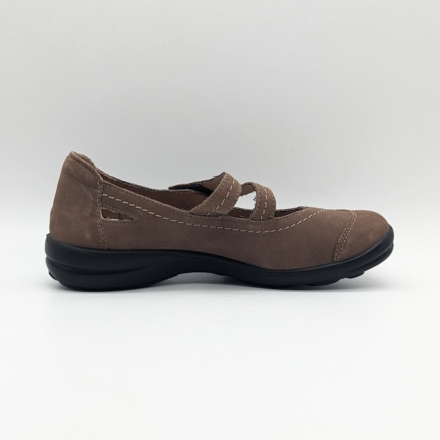 Romika  - Women's Mary Jane Shoes Size 7-7.5 - Maddy - Brown Nubuck Leather