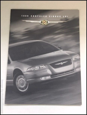 1999 Chrysler Cirrus LXi 22-page Original Car Sales Brochure Catalog
