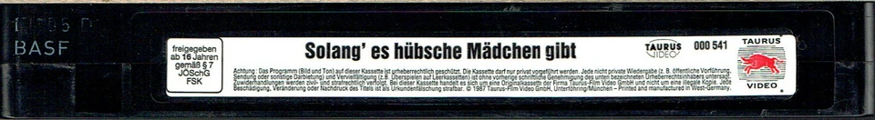 (VHS) Solang’ es hübsche Mädchen gibt - Georg Thomalla, Grethe Weiser, A.Kessler - Bild 3 von 3