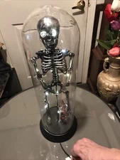 Halloween 18" Skeleton Light Up Decoration Day of the Dead Tabletop New
