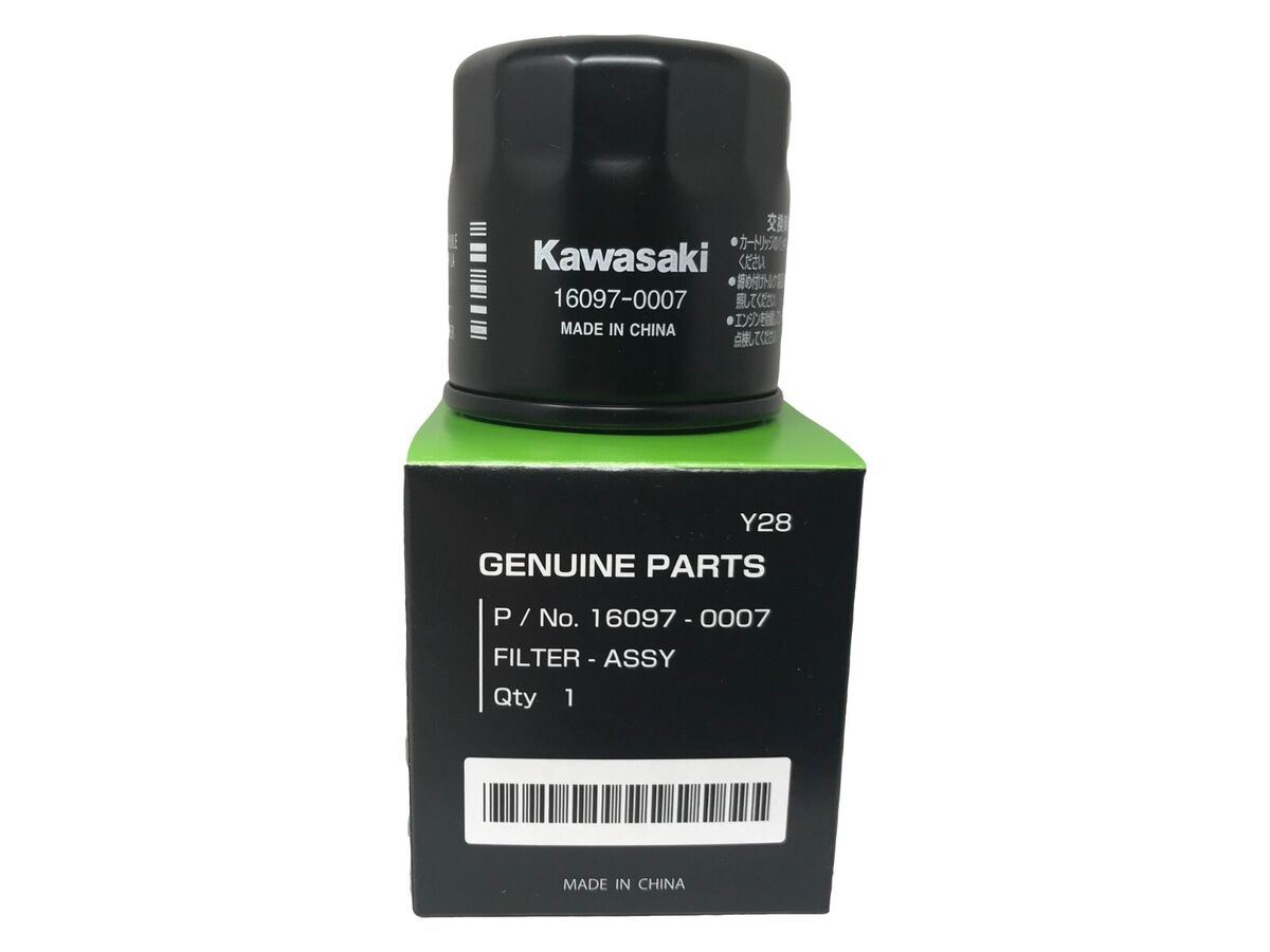 Kawasaki 16097-0007 Genuine Oil Filter New OEM | eBay Kawasaki 16097-0007 Genuine Oil Filter New OEM | eBay
