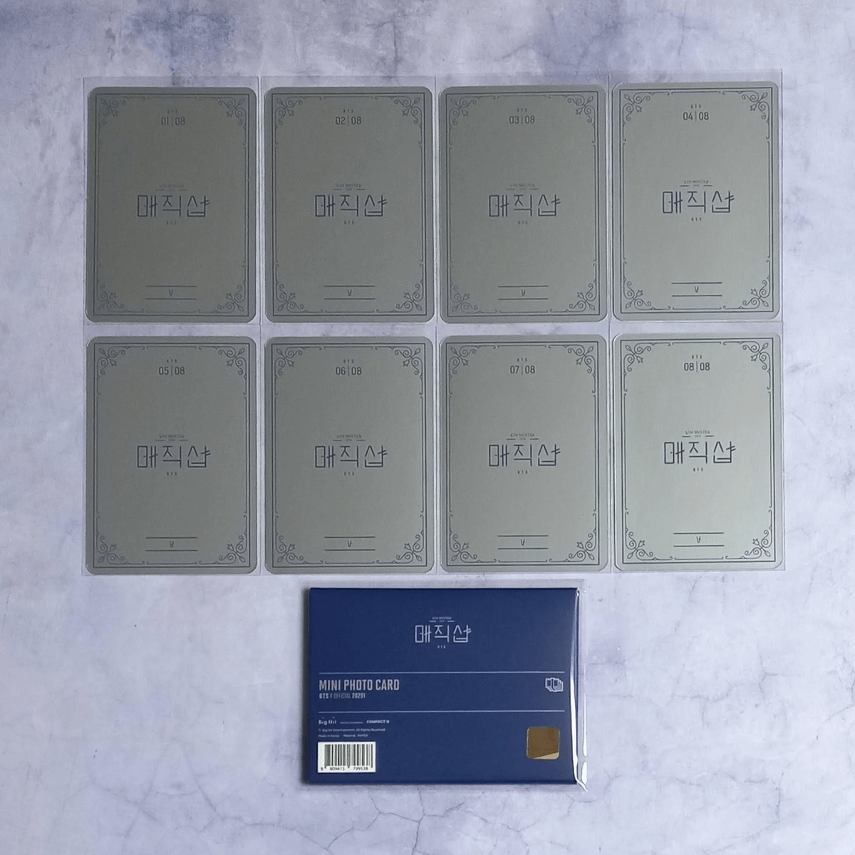 BTS 5th Muster Magic Shop Seoul Official Mini Photo Card - V BTS 5th Muster Magic Shop Seoul Official Mini Photo Card - V