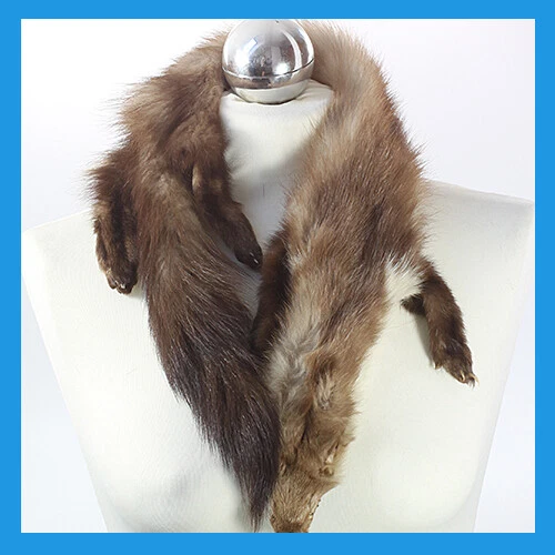 Mink scarf hotsell with head